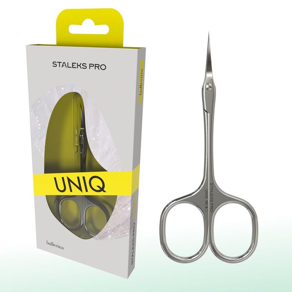 STALEKS PRO UNIQ Professional Cuticle Scissors “Ballerina” Uniq 10 Type 4 SQ 10/4