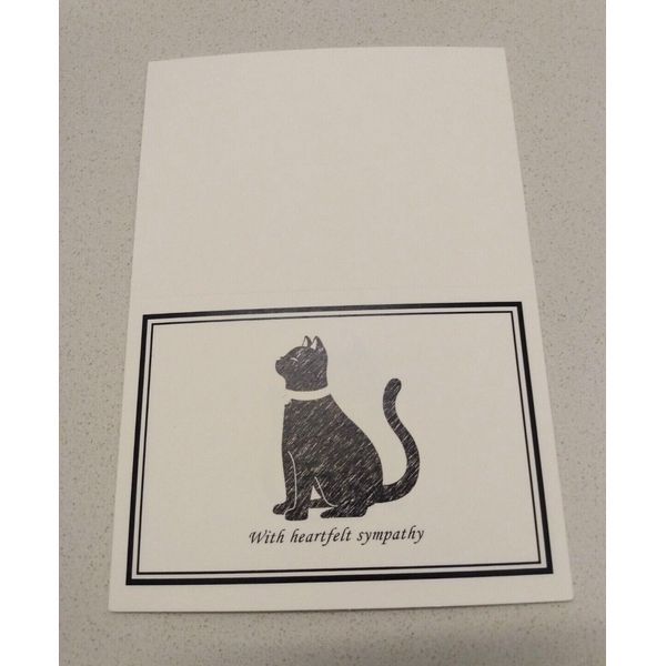 Cat Dog Loss Of Pet Sympathy Cards Envelopes Blank Inside 24 Ct