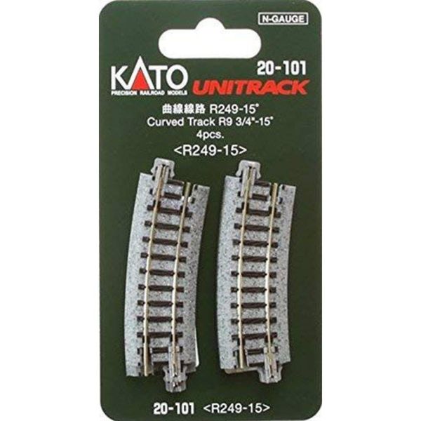 Kato N KA 4 GEBOGENE GLEISE R249-15