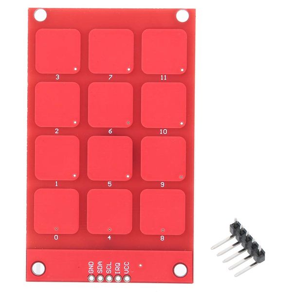 Hyuduo Mpr121 3.3V Capacitive Touch Keypad Sensor Keyboard 12 Buttons High Sensitive I2C Output Keypad,Capacitance