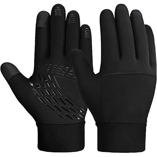 YukiniYa Kids Winter Gloves Thick Soft Fleece Warm Touch Screen Anti-Slip for Boys Girls 3-15 Years Cycling School