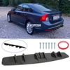 Carbon Rear Diffuser Bumper Splitter Spoiler Lip For Volvo S40 S60 S80 S90
