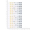 82541 Diary Sticker/Sticker Removable Emotional Sticker [Cat Pattern]
