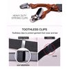 35mm (1.5inch) Y Shape Braces Genuine Leather Trimmed, Plain Dark Grey