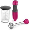 New KitchenAid 2 Speed Hand Immersion Blender Cranberry KHB1231CB Powerful