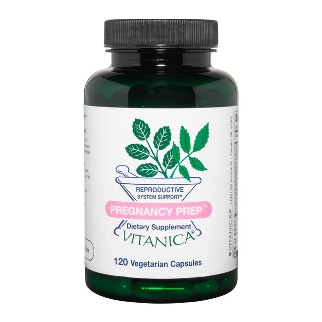 Vitanica, Pregnancy Prep, Reproductive System Support, Vegan, 120 Capsules