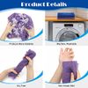 Windspeed 2Pcs African Body Exfoliating Net Long, Deep Cleaning African Net Bathing Sponge, Mesh Back Scrubber Skin Smoother for Women Men Shower/Stocking Stuffer(80x30cm) (Blue+Purple)