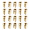 Sourcing Map M6x20 Threaded Insert Nuts for Wood 20pcs