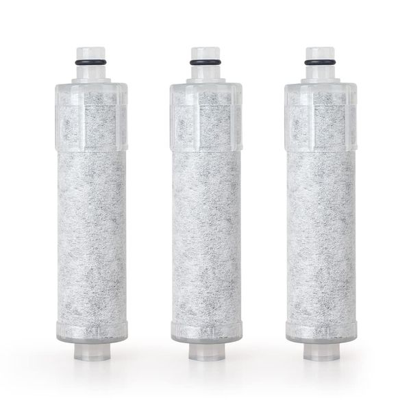 JOYDEF Replacement Water Filter Cartridge (JF-20-T) Faucet Ridge All-in-One Chlorine Removal Cart (Compatible) (Set of 3)