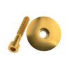Wanyifa Ti Titanium Headset Stem Top Cap 1-1/8" with Titanium Bolt M6 x 35mm