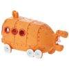 Penn-Plax Nickelodeon Spongebob Squarepants Resin Decoration - Bikini Bottom Bus - for Aquarium and Fish Tanks (SBR60) Orange