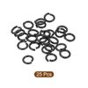 uxcell M3 304 Stainless Steel Split Lock Washers Spring Lock Washers Black 25 Pcs