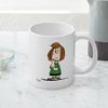 CafePress Peppermint Patty 20 oz Ceramic Mega Mug