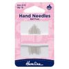 Ballpoint Hand Sewing Needles Assorted Sizes 5-10