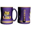 LSU Tigers Purple 15oz. Ceramic Relief Mug