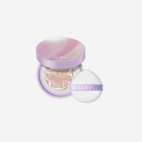 Luna Moisture Glow Pact OR Violet Aurora 12.5g SPF 50+ PA+++ Main Product + Refill 213107