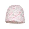 maximo Mini Girls' Beanie Hat UPF 50+, Wool White-Sun Pink-Daisies, 49