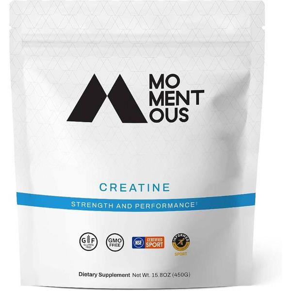 Momentous Creatine Monohydrate Powder 450g