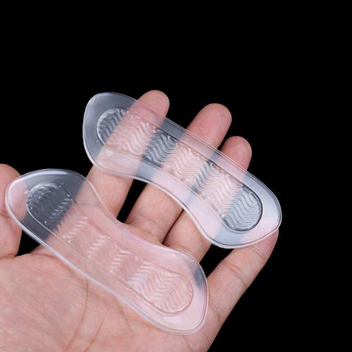 Pedimend Invisible Silicone Gel Anti-Slip High Heel Grips Shoe Cushions (1PAIR - 2PCS) - Gel Heel Back Liner Shoes Insoles - Prevent Blisters, Skin Irritation & Shoe Injuries - Unisex - Foot Care