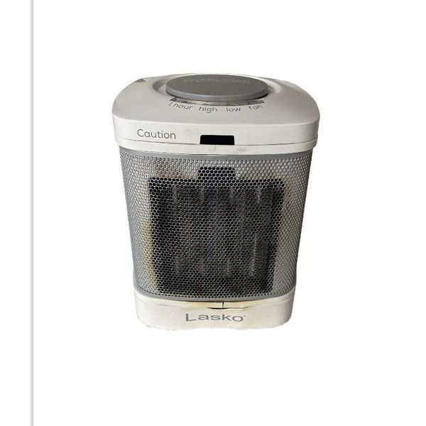 Lasko Portable 1500W Bathroom Ceramic Space Heater w/ALCI Safety Plug & Timer