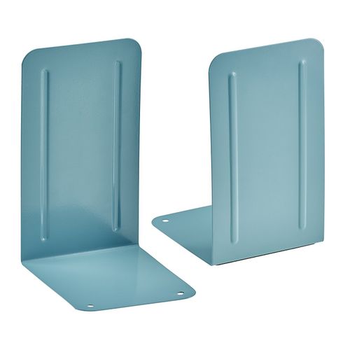 Acrimet Premium Metal Bookends (Heavy Duty) (Green Color) (1 Pair)