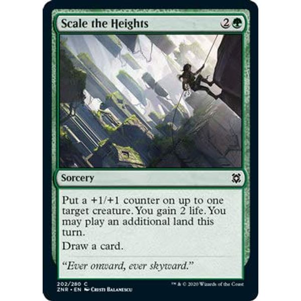 Magic: The Gathering - Scale The Heights - Foil - Zendikar Rising