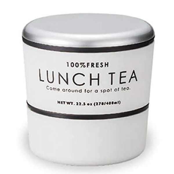 Showa LUNCH TEA Lunch Box, White, Round Nest Lunch
