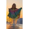 Tie Dye Rainbow Beach Towel