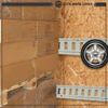 2' Silver E Track Tie Down Rail Kit For Garages Vans Trailers Motorcycle Steel