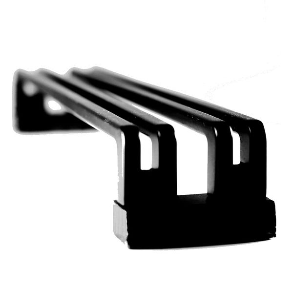 SOLDIER BAR X NW Fan Team Fingerboards Park Bench (Ramp Rails or Display Rack)(245 x 50 mm Double Rails, Black) Must Be