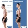Back Brace Posture Corrector for Women and Men Adjustable Lumbar Medium
