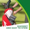 Golf Cooler Bag plus 2 Ice Packs - Keeps Drinks Cold for Hours - Holds 6 Beer Ca