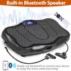Vibration Plate Exercise Machine Power Waver Vibrate Stand Shake Board Gym Black