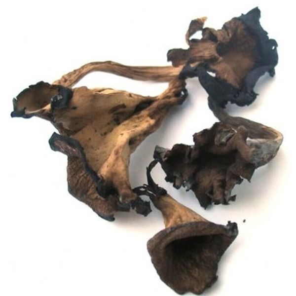 Dried Black Trumpet Mushrooms 1 lbs