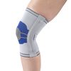 CHAMPION Elastic Knee Support Compression Sleeve, with Flexible Stays, Gray (Side Stays), Medium
