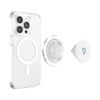 Blue Minimalist Heart White PopSockets PopGrip for MagSafe