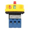 Rotary Cam 3-Pole 2-Position Load Circuit Breaker Switch - On-Off Power Selector (25A)