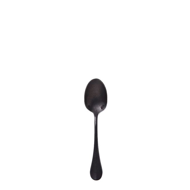 VINTAGE INOX Baguette Classic Tea Spoon, Made in Japan, Black VINTAGEINOX Cafe Restaurant Stainless Steel, Aging, Unbreakable, Dishwasher Safe