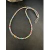 Multicolor 4mm Sterling Silver 16" Necklace 94316