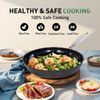 2Pcs Hard Anodized Nonstick Fry Pan Set Induction Cookware Set Scratch Resistant