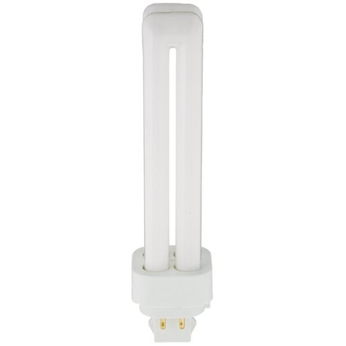 Sylvania 20683 (12-Pack) 18-Watt Double Tube Compact Fluorescent Light Bulb, 2700K, 1150 Lumens, 82 CRI, T4 Shape, 4-Pin G24q-2 Base