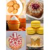 Round Nozzle for Macarons,Round Piping Nozzle#12,8mm,3 Pcs