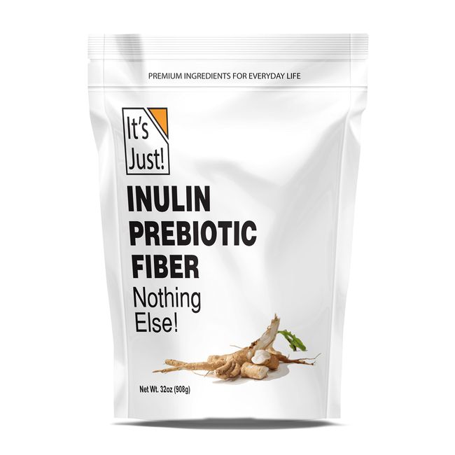 It's Just! - Inulin Prebiotic Fiber Sweetener, Product of Belgium, Chicory Root Powder (2 Pound)