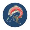 Salmon Rainbow Trout Trout Fishing Blinker Drill PopSockets with Interchangeable PopGrip