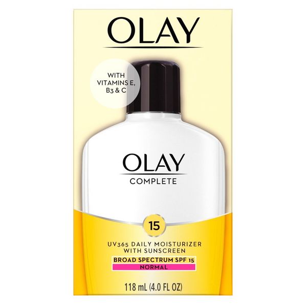 Olay Complete Moisturizer Normal Spf#15 4 Ounce (118ml) (3 Pack)