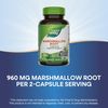 Nature's Way Marshmallow Root, Traditionally Used to Soothe Digestion*, Non-GMO Project Verified, Vegan, 100 Capsules