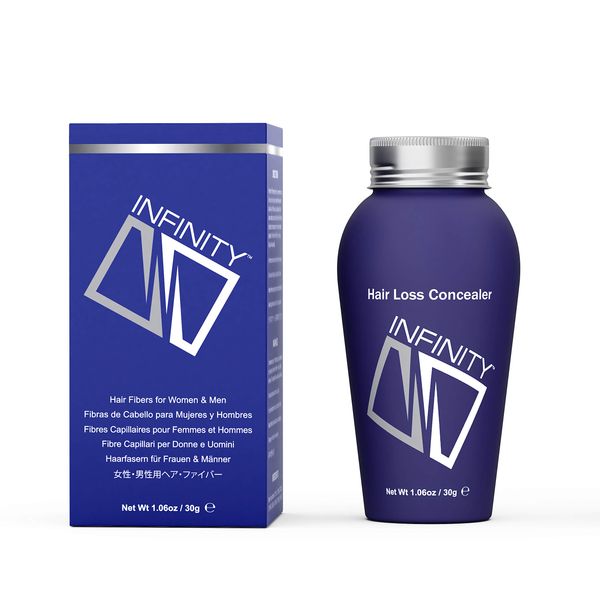 Infinity Hair Building Fibers To Conceal Thinning For The Appearance Of Thicker, Fuller Women & Men - Auburn 28G