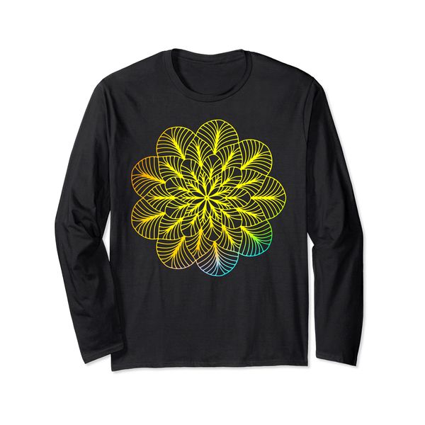Mandala Rainbow Creation Long Sleeve T-Shirt