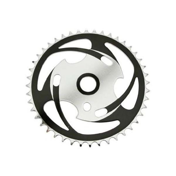 Lowrider Sprocket Js77 44t 1/2 X 1/8 Chrome/Black.