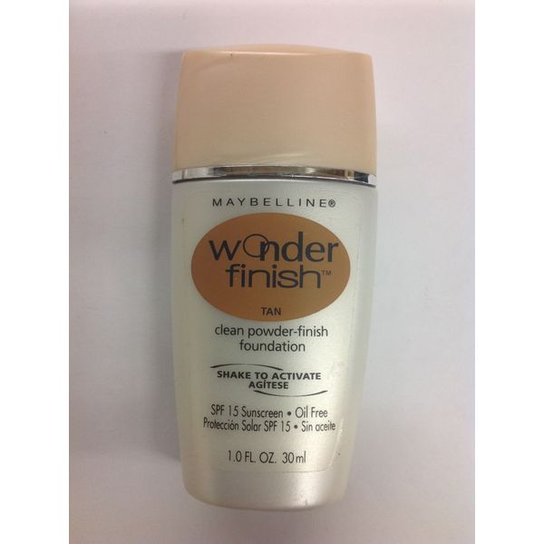 Maybelline Wonder Finish Liquid-to-Powder Foundation TAN NEW.